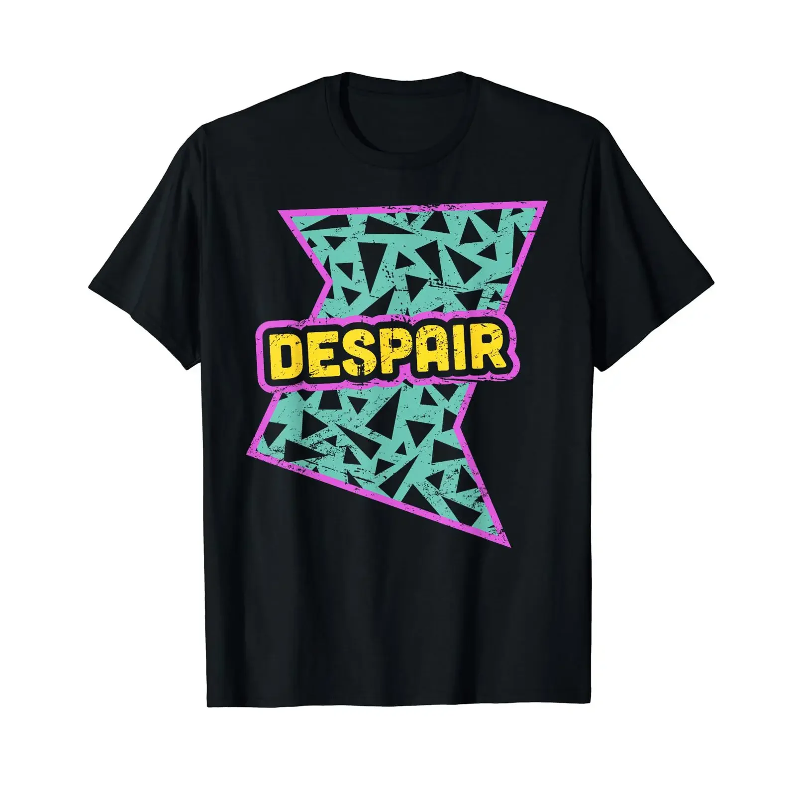 Retro 90s DESPAIR Vaporwave Aesthetics T Shirt vintage Washed Stylish Breathable graphic Versatile fashion designer clothes