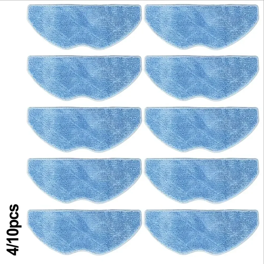 For Tefal For X-Plorer Serie 75 S+  4/10 Pcs Mop Cloths Cleaning Cloths Vacuum Cleaner Spare /Replacement Parts