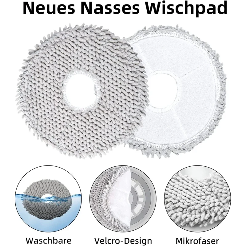 مكنسة كهربائية مناديل فرشاة رئيسية ، مرشحات فرش جانبية ، فرشاة تنظيف ، اكسسوارات ل Dreame L10S ، L10 الترا روبوت