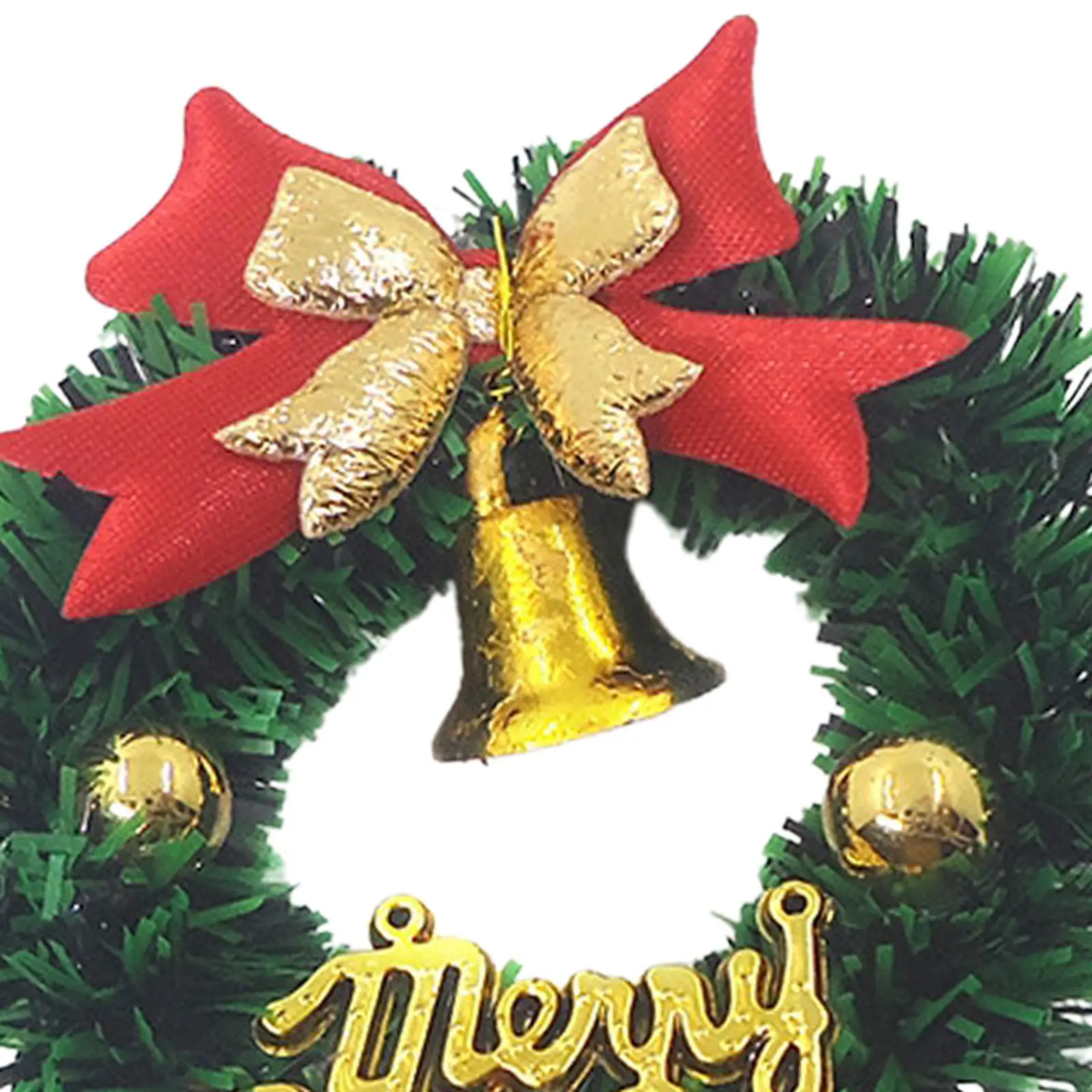 2x Christmas Wreath Pretend Toy Props Ornaments Miniature for Dollhouse Doll Life