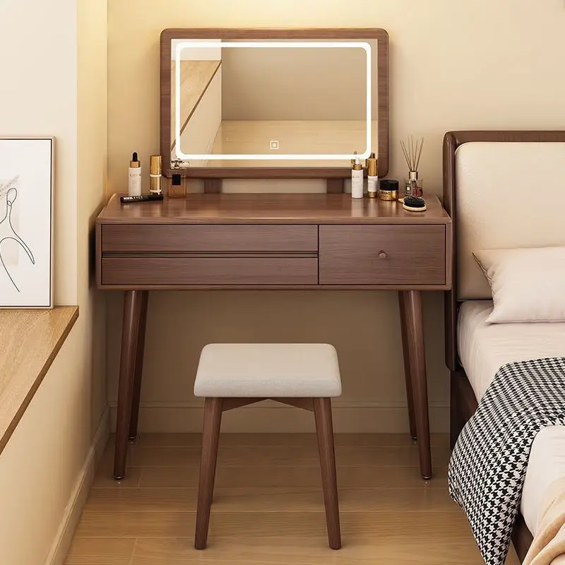 Solid wood dressing table, new Chinese dressing table