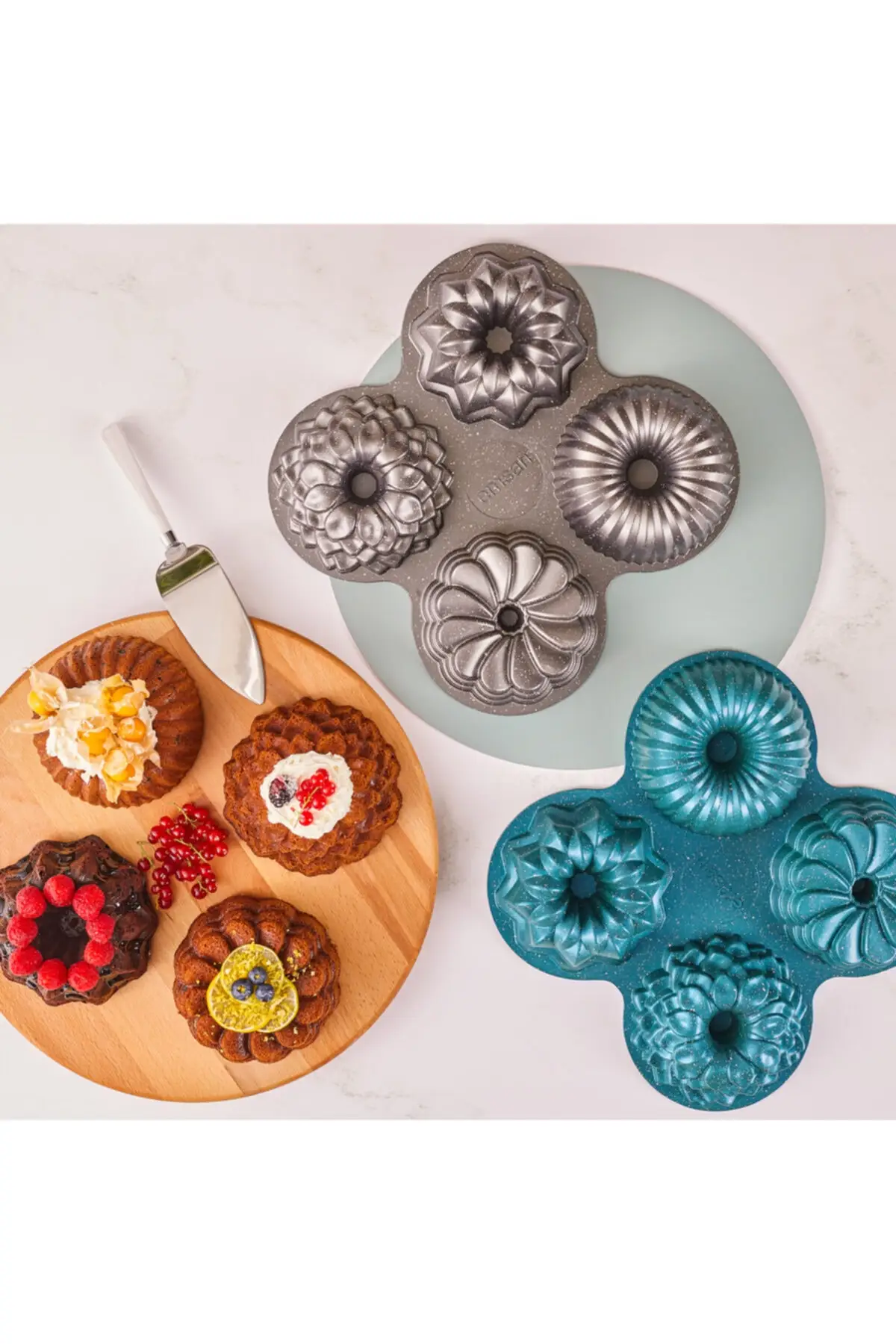 Emsa Griss One & vier Grau Kuchen Form