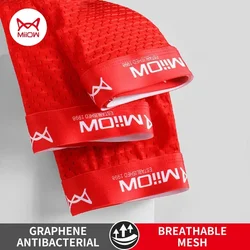 MiiOW 3Pcs Sexy Men Underwear Graphene Antibacterial Men's Panties Ice Silk Mens Underpants Mesh Breathable 4XL Man Boxer Briefs
