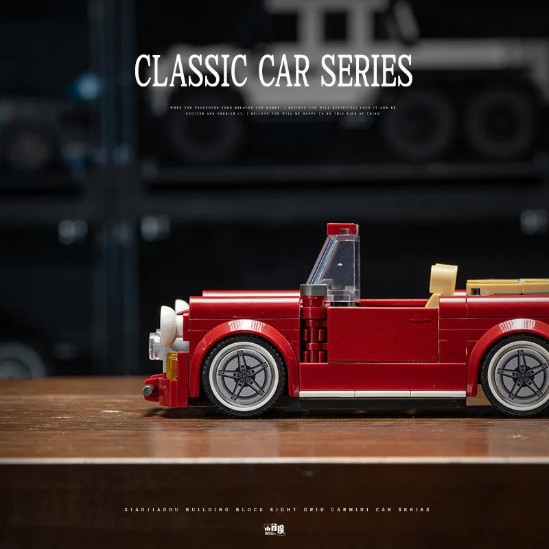 MOC Speed Racer Sportwagen Bouwstenen Technisch Racevoertuig Supercar Garage Scène Montage Bakstenen Speelgoed Kindergeschenken