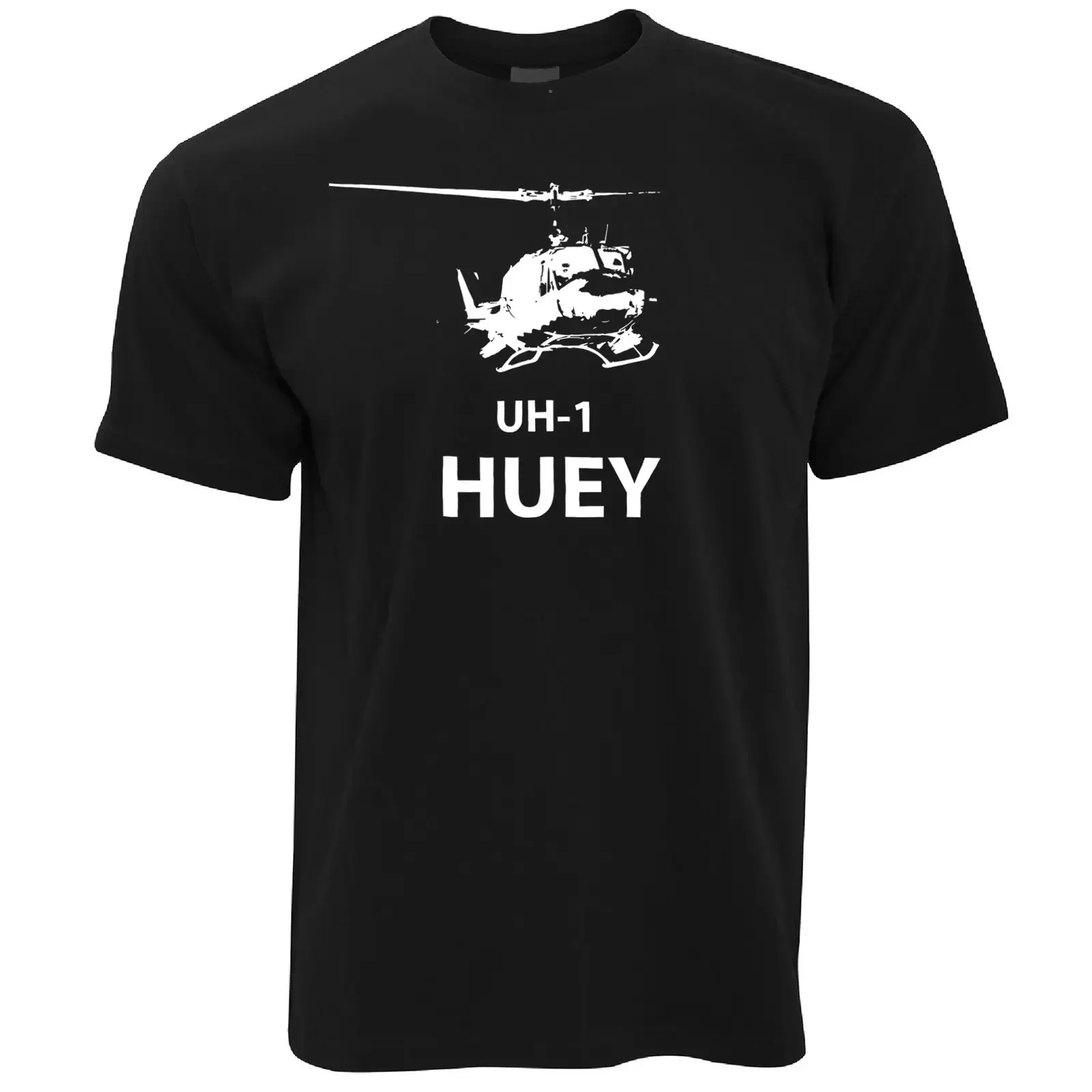 

UH-1 Huey Helicopter Pilot Army Veteran T-Shirt 100% Cotton O-Neck Summer Short Sleeve Casual Mens T-shirt Size S-3XL