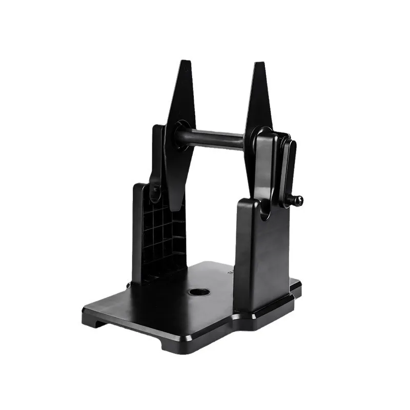 Label barcode printer bracket, large roll label thermal paper self-adhesive coated paper washed mark hand crank bracket