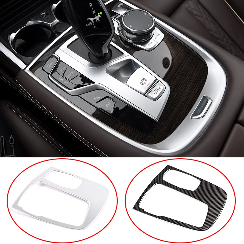 

ABS Chrome For BMW 7 Series G11 G12 2016-2020 Car Interior Central Control Multimedia Knob Frame Trim Accessories