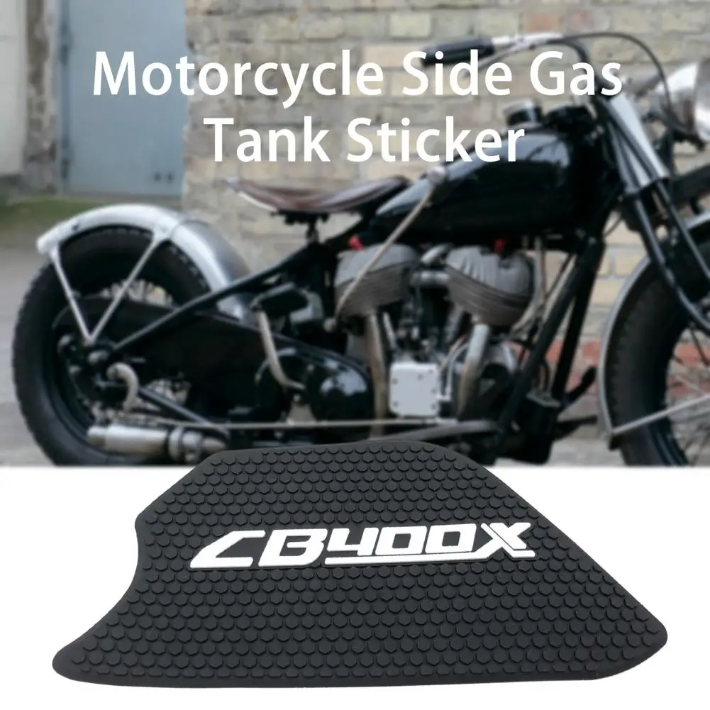 

Motorcycle Fuel Tank Sticker 2Pcs Practical Wear-resistant Perfect Match Fuel Tank Pad Side Gas Tank Sticker