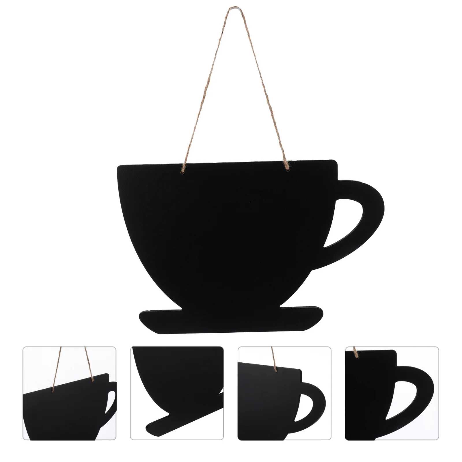 1 قطعة السبورة المعلقة رسالة خشبية السبورة الحبل تصميم للإشعار الكتابة على الجدران عرض الزخرفية رسالة المجلس #6