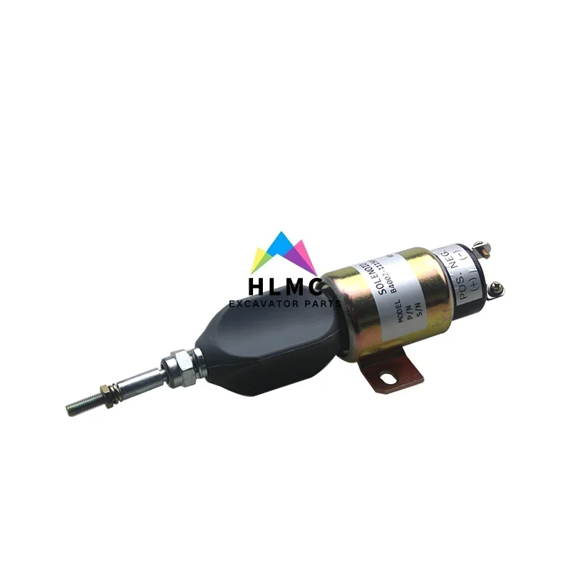 Shutoff Solenoid 12V/24V Diesel Engine Fuel Stop Solenoid B4002-1115030 Excavator Flameout For PC60-7 PC120-7 PC200-7