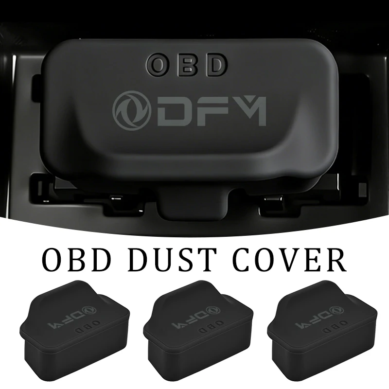 Car Logo OBD Silicone Obd Dust Cover Protective Cover Accessories For Dongfeng Motor DFM Aeolus ax3 k01 Ax5 580 DFSK Glory 360 view 2
