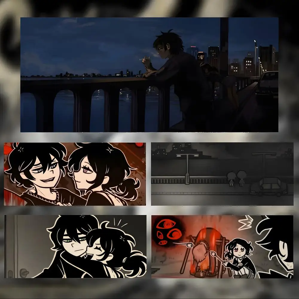 Dark The Coffin of Andy and Leyleys Mouse Pad Large Thick Desk Pad Stitched Edges Gaming Mouse Mat for PC