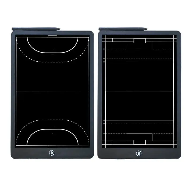 

LCD Writing Tablet 16-Inch Soccer Tactics Board LCD Writing Pad Soccer Coaches Clipboard Strategy LCD Writing Tablet Basketball