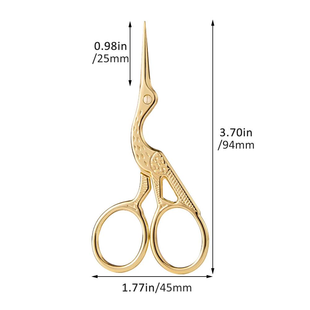 Для ткани, кожи, оболочки, золотистого цвета, эргономичная домашняя пряжа, рукоделие, легкий аист
