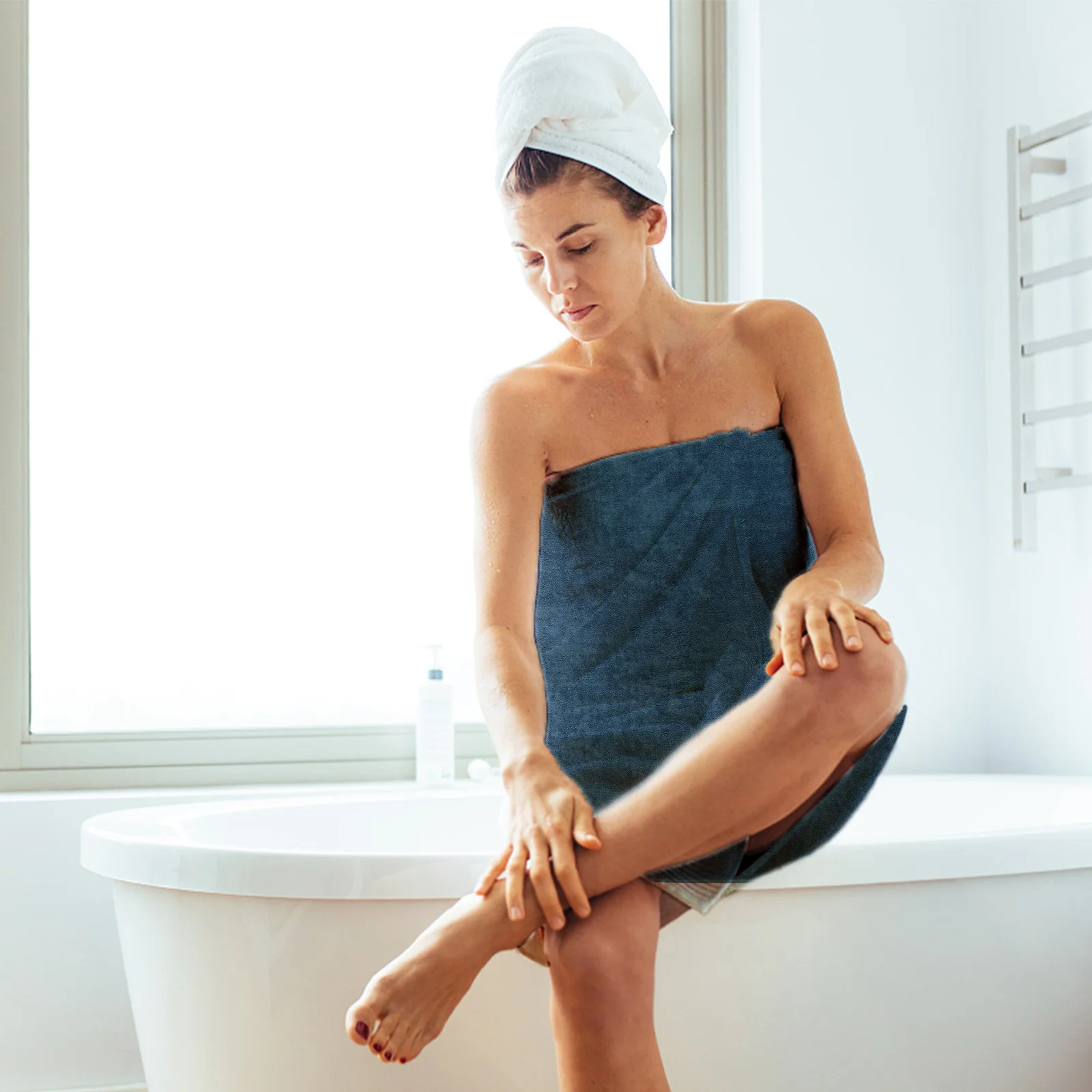 

Bamboo Fiber Bath Towel Hand Home Towels Soft Adult Quick-drying Shower Bathroom Household Supply Body