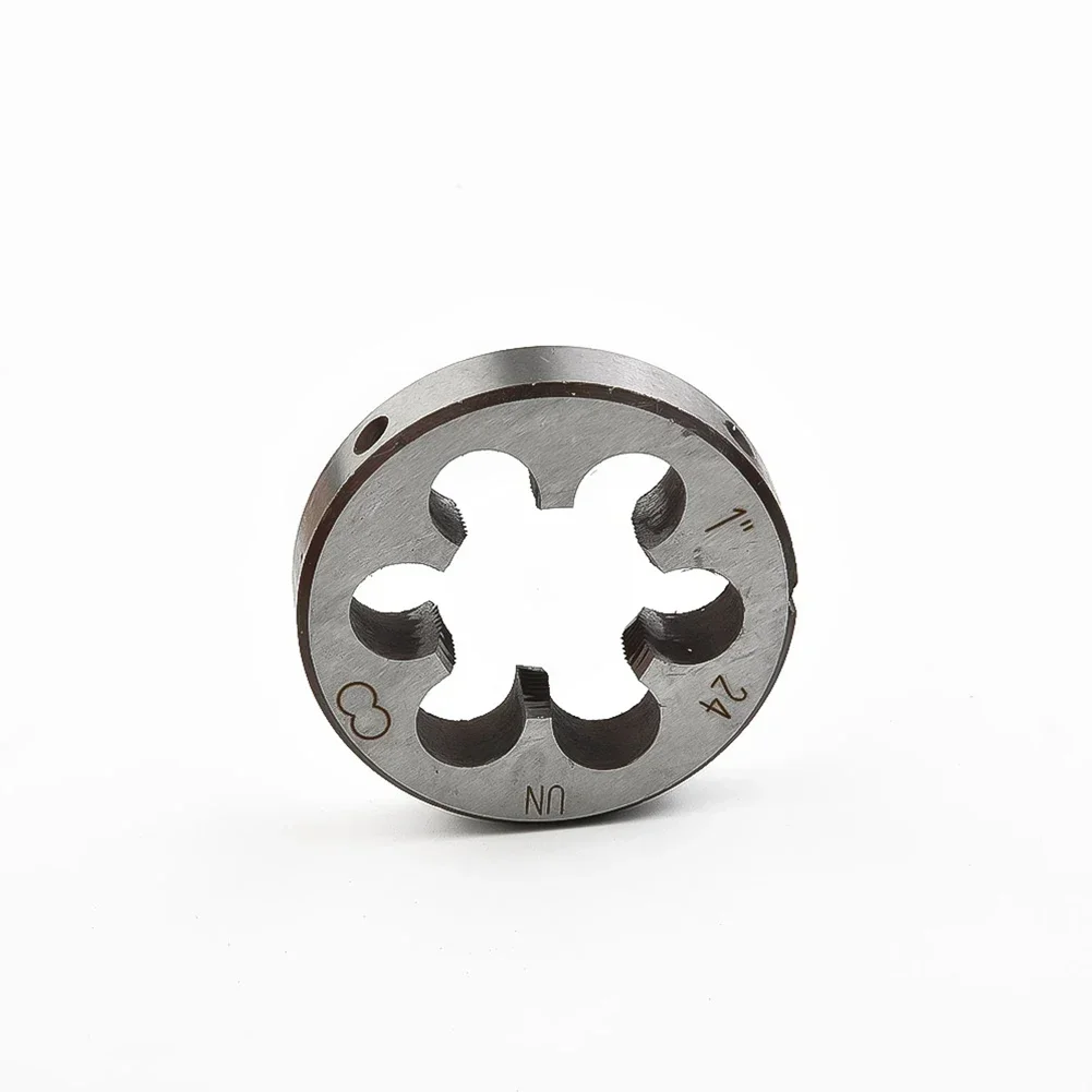 

Brand New Metalworking Thread Die Alloy Tool Steel Cutting Metalwork Tool Thread Die 1-24 TPI 24 UN Right Hand
