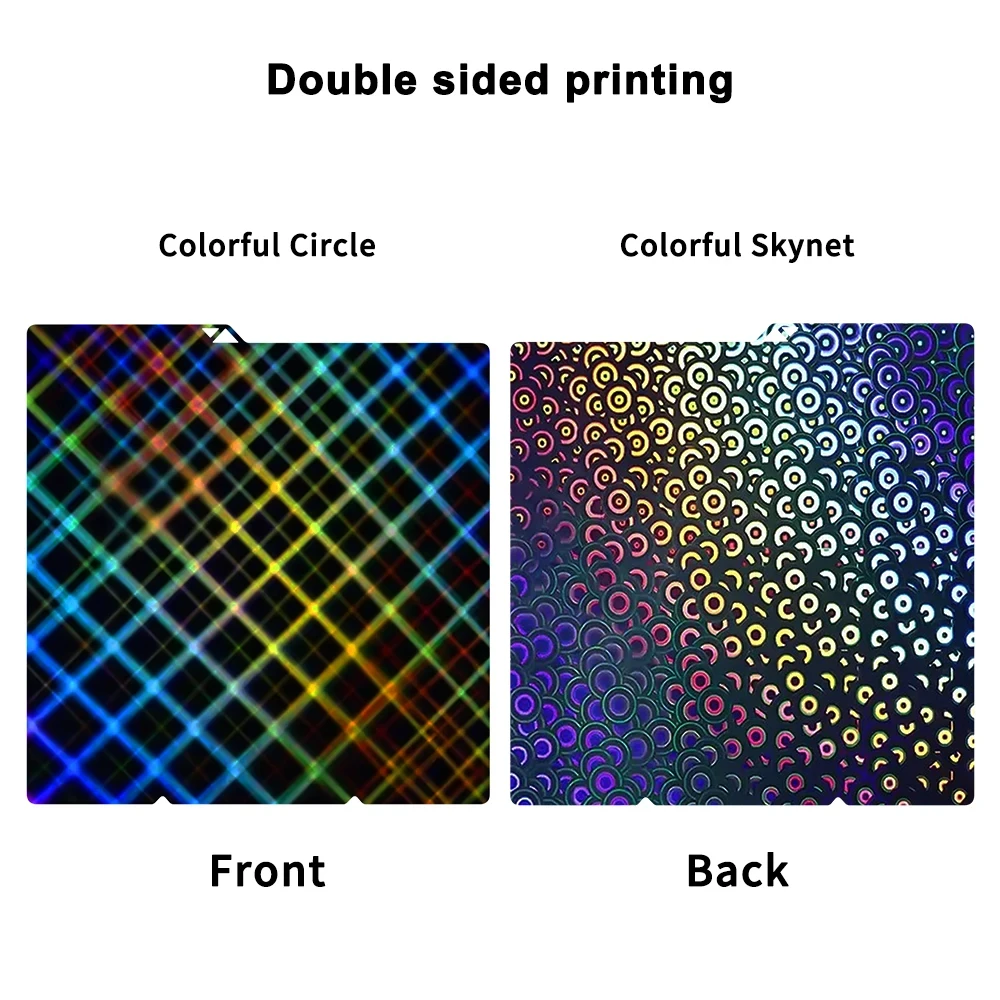 Für Anycubic Kobra S1 Plate Pei Sheet 264x276mm Strukturierte Kobra S1 Combo Build Plate Doppelseitiges Peo Pet Pey Kobra S1C Bett