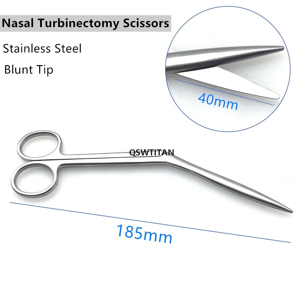 Imagem -05 - Tesoura Nasal Borda Afiada Rhinoplastia Tesoura Cirúrgica Instrumento de Operação em Aço Inoxidável