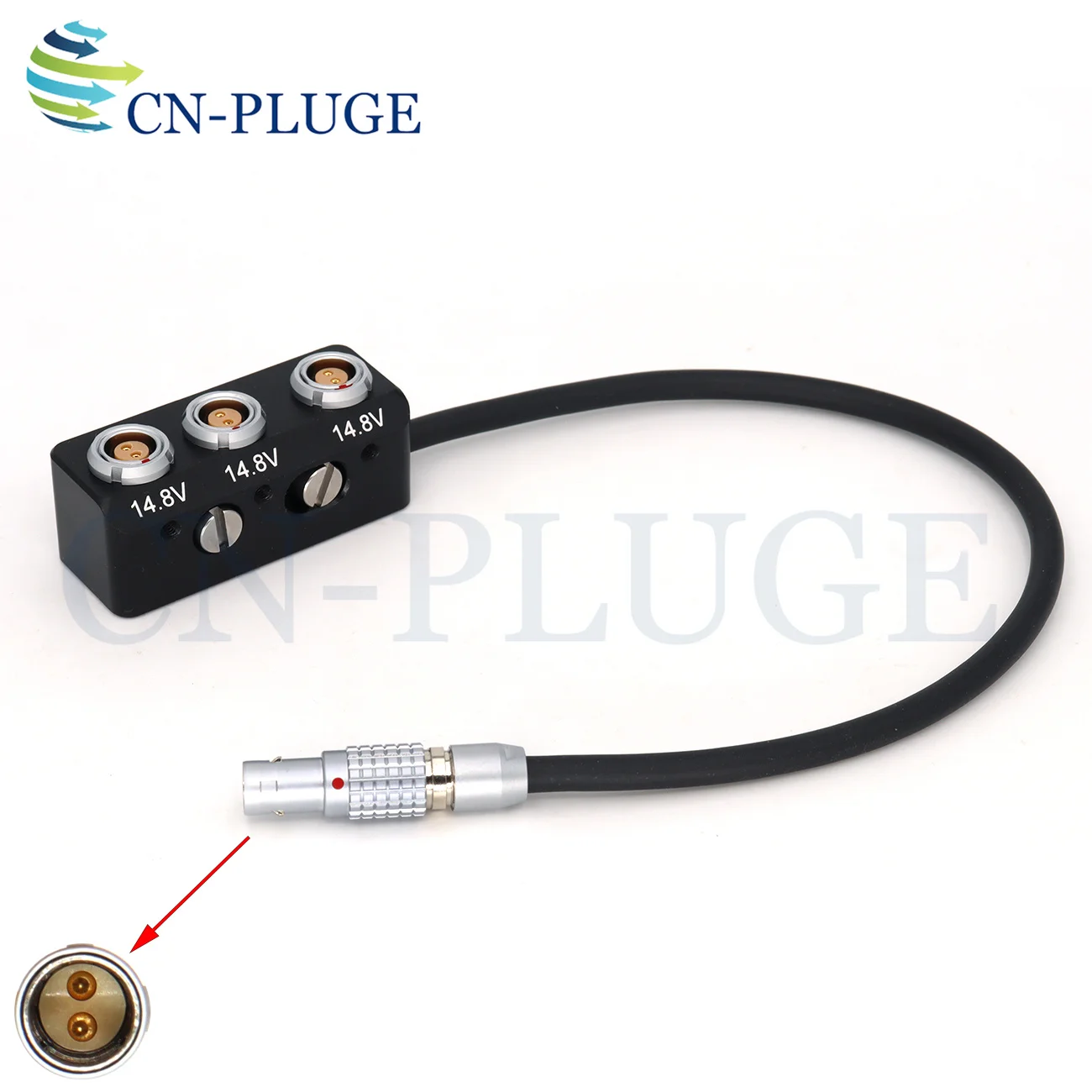 Camera 0B 2Pin to 3 * 0B 2Pin Female Power Supply Expansion 0B2 Pin Port Power Distributor