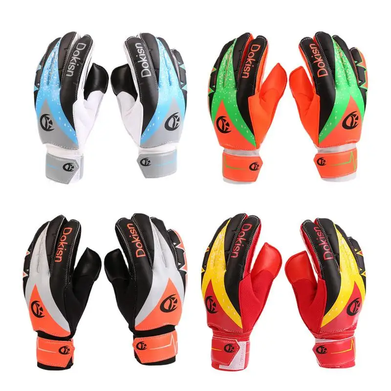 

Anti-Slip Goalkeeper Gloves Thickened Latex Football Gloves Finger Protection Goalie Gloves For Adults & Junior