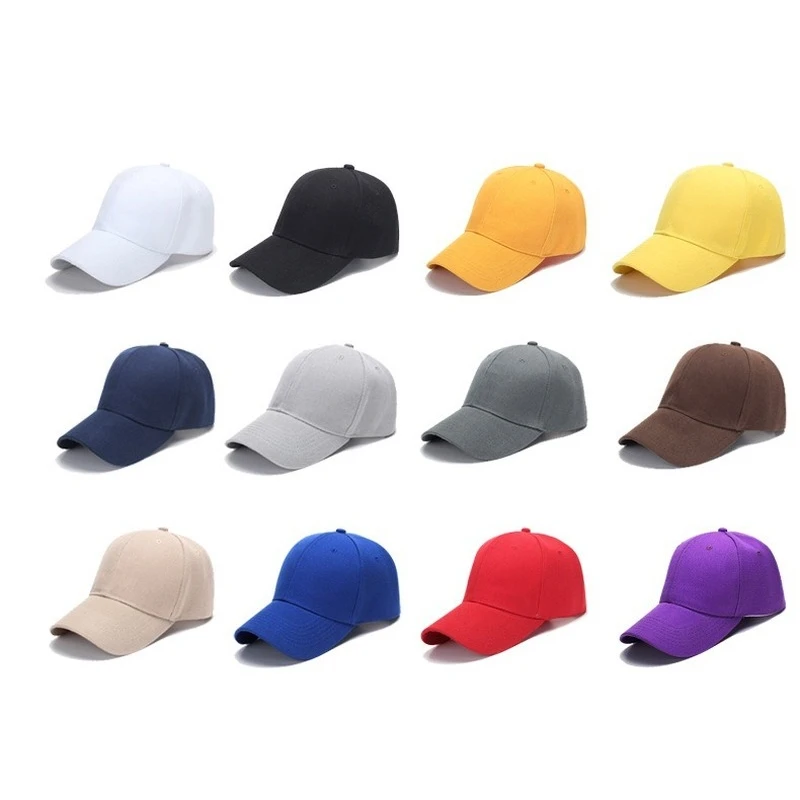 Men Women Multiple Colour Baseball Cap Peaked Cap Solid Color Adjustable Unisex Spring Summer Dad Hat Shade Sport Baseball Cap