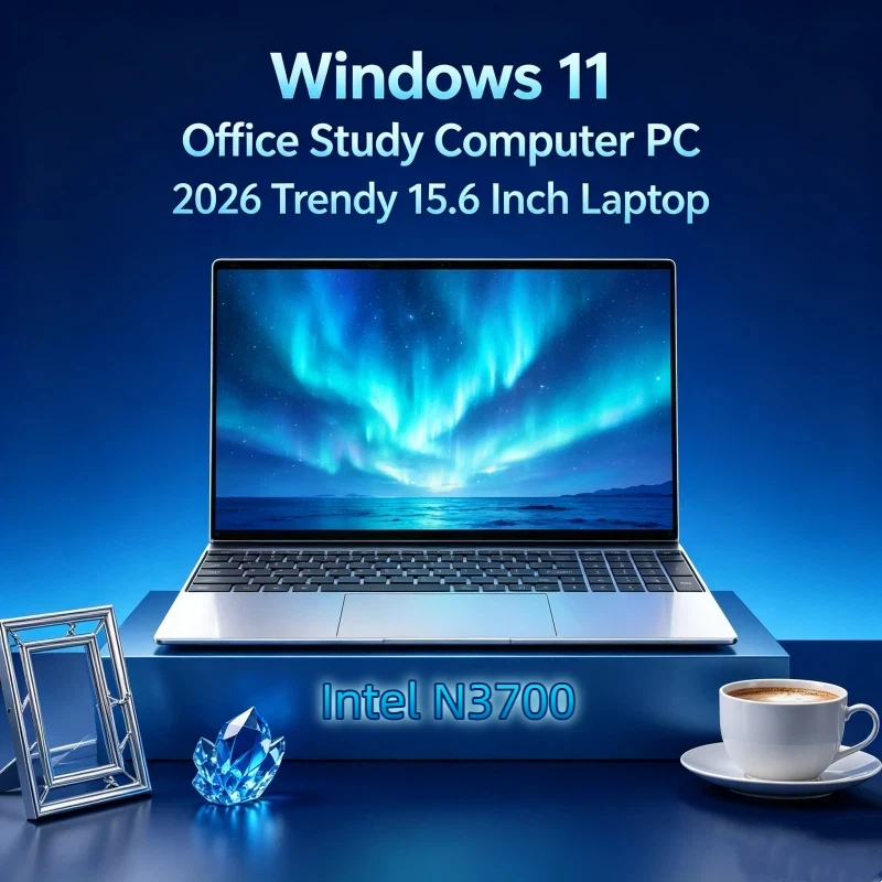 

Exquisite Original 15.6" Laptop 120Hz Ultra-clear FHD IPS Screen Intel N3700 5000mAh 32GB/2TB SSD Backlit Keyboard