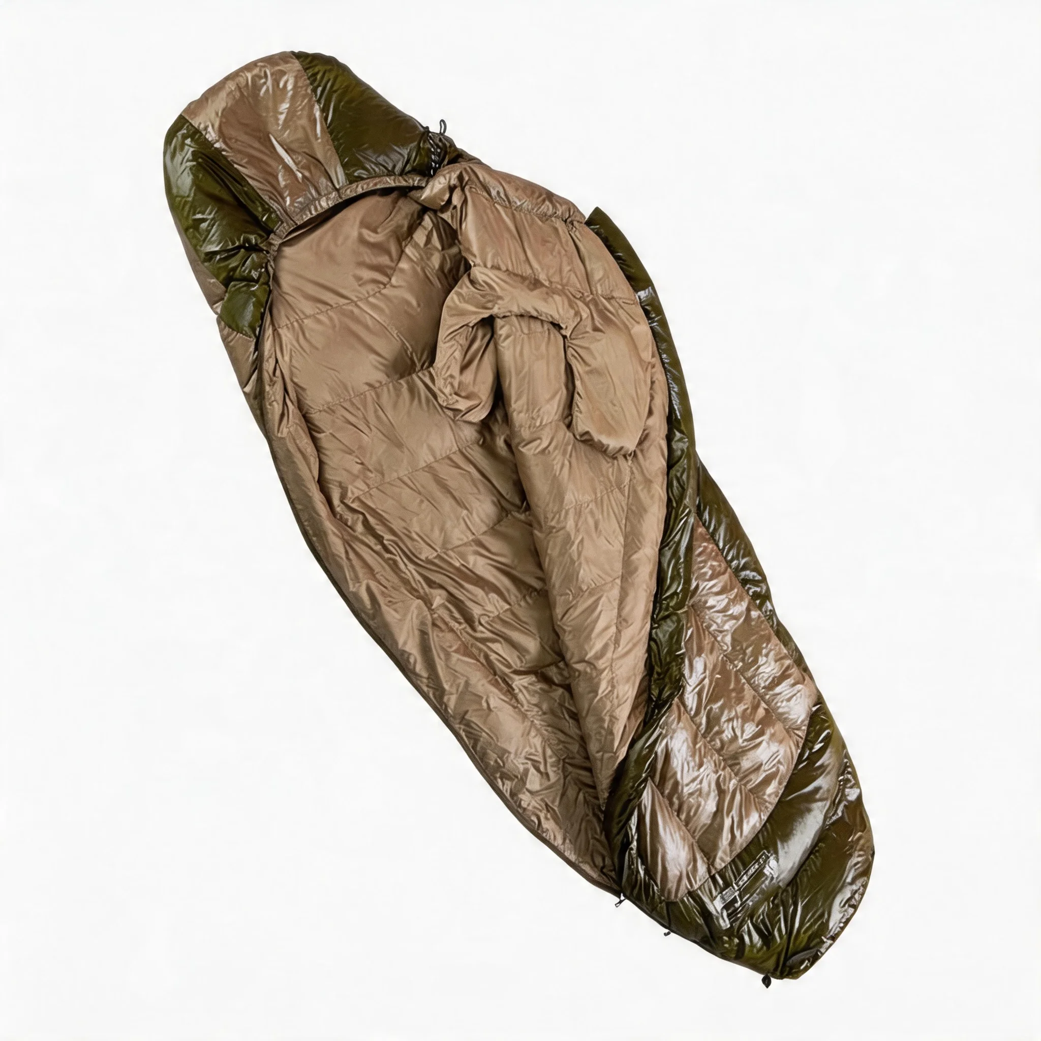 Sleeping Bag Outdoor Camping Warm Heat Retention Machine Washable White Goose Down Sleeping Bag