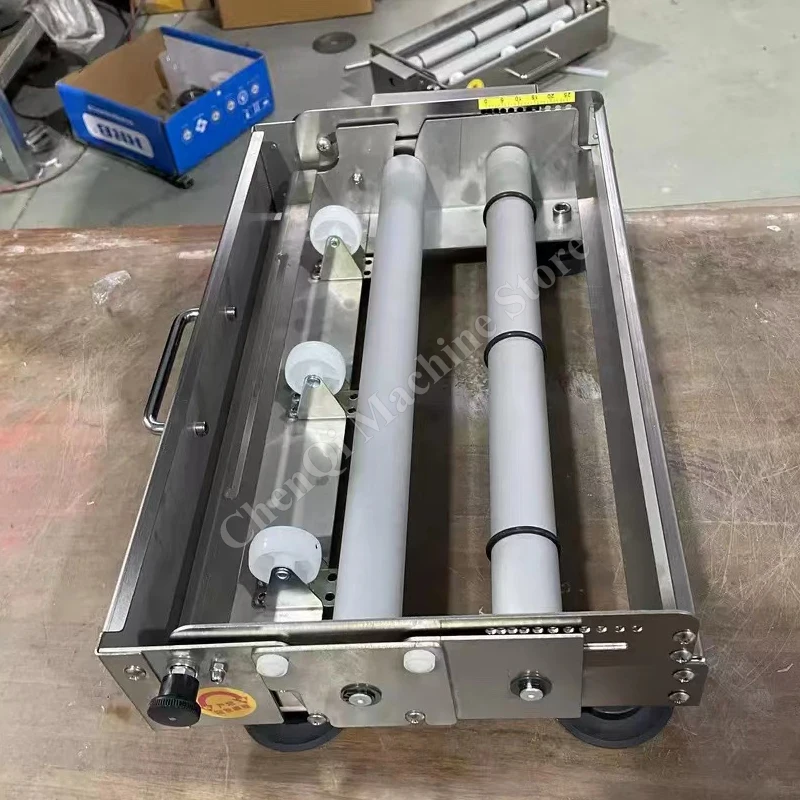 Puff Pastry Machine 400 Table Top Hand Manual Pizza Dough Sheeter Roller Croissant Dough Flattener Laminator Machine