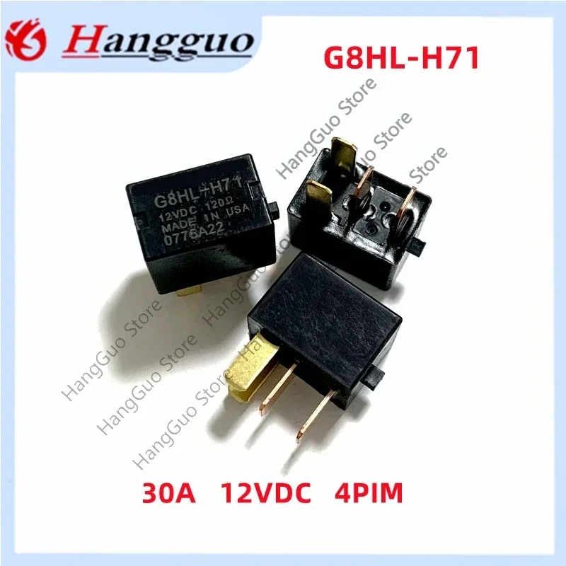 5PCS/Lot Brand new original   G8HL-H71 12VDC DC12V 4pins Automobile air conditioning relay