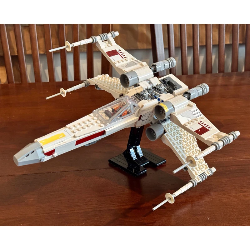 Конструктор MOC Star designs N1 Starfighter 75325 со стойкой для демонстрации, конструктор «сделай сам» для сборки, детская игрушка, рождественский