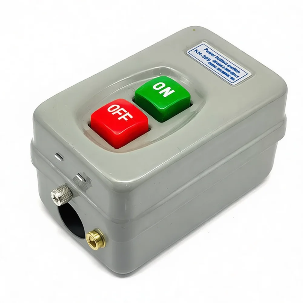 Waterproof Industrial Switch KAO 5M For Drill Machine Power Starter Control Button BS211 230 Electrical Fixing Base