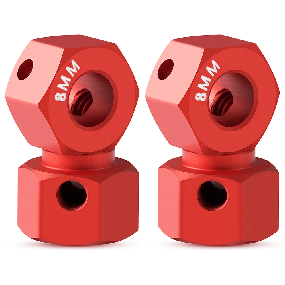 

YEAHRUN Metal 12mm Hex Adapter Thickness 6mm/8mm/9mm for TRX-4 TRX4 1/10 RC Crawler Car Upgrade Parts