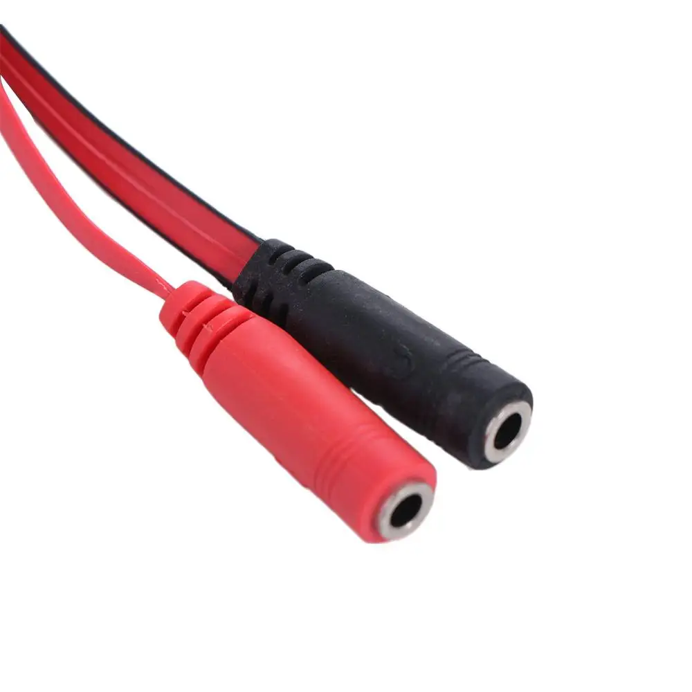 المحمولة 1 ذكر إلى 2 أنثى 3.5 جاك مقسم صوت كابل 1 أنثى إلى 2 ذكر محول الحبل ستيريو بولي كلوريد الفينيل هاتف ذكي #6