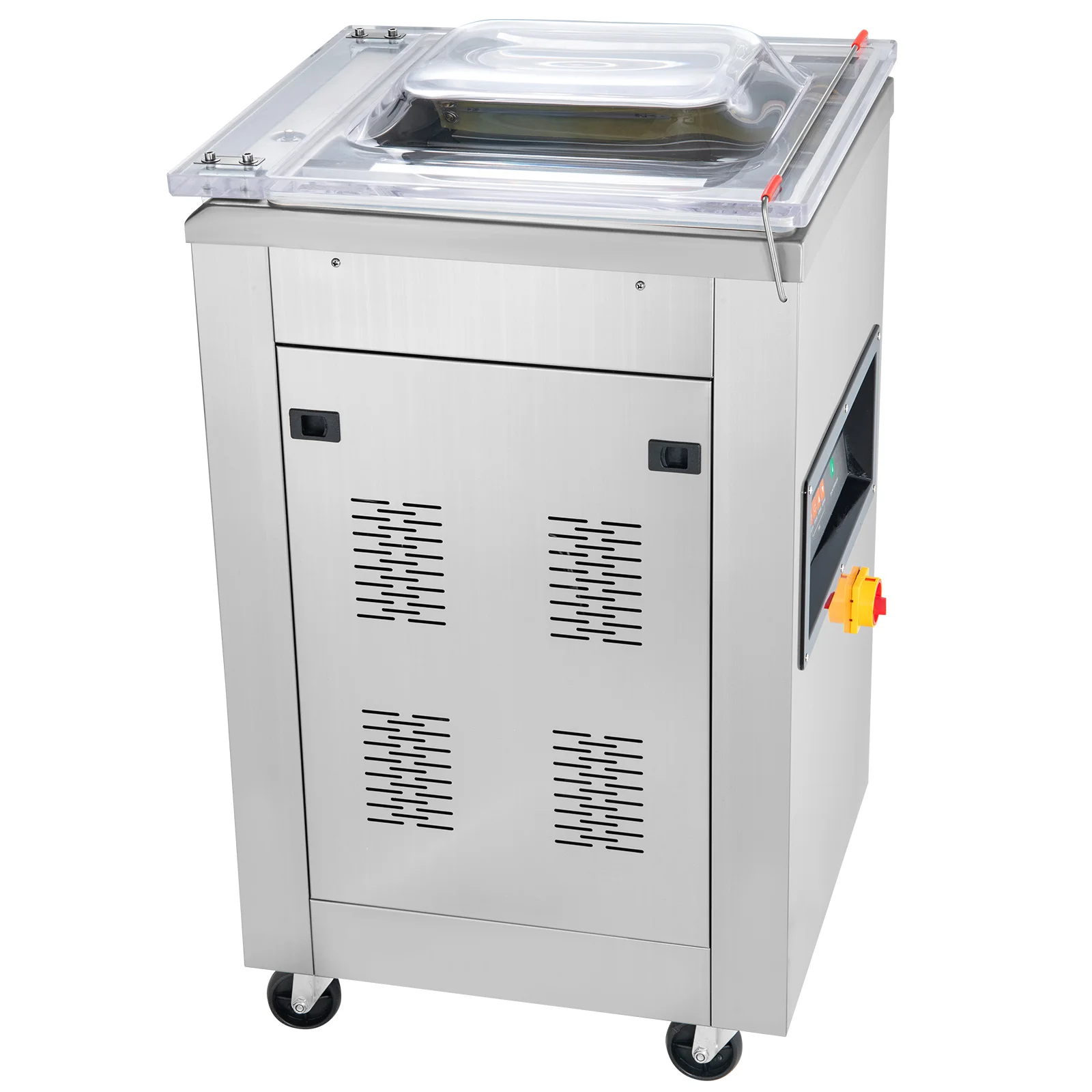 VEVOR DZ-400 Folienschweißgerät 420 x 300 x 200 mm, extra tiefer 200 mm Vakuumierer Edelstahl, 220V Vakuumiergerät lange Lebensdauer für Lebensmittel Medikamente und elektronische Komponenten