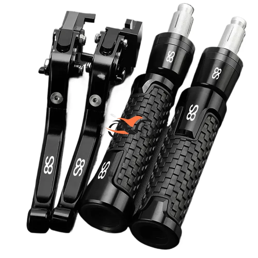 

For SUZUKI Motorcycle GSX-8S GSX8S 2023 2024 2025 Extendable & Ajustable Brake Clutch Levers 7/8"22MM Hand Grips Handlebar Ends