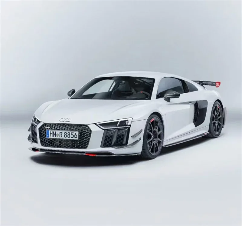 مناسبة لشفة المصد الأمامي Audi R8 من ألياف الكربون الجافة شفة سبويلر أمامية 2016-2019