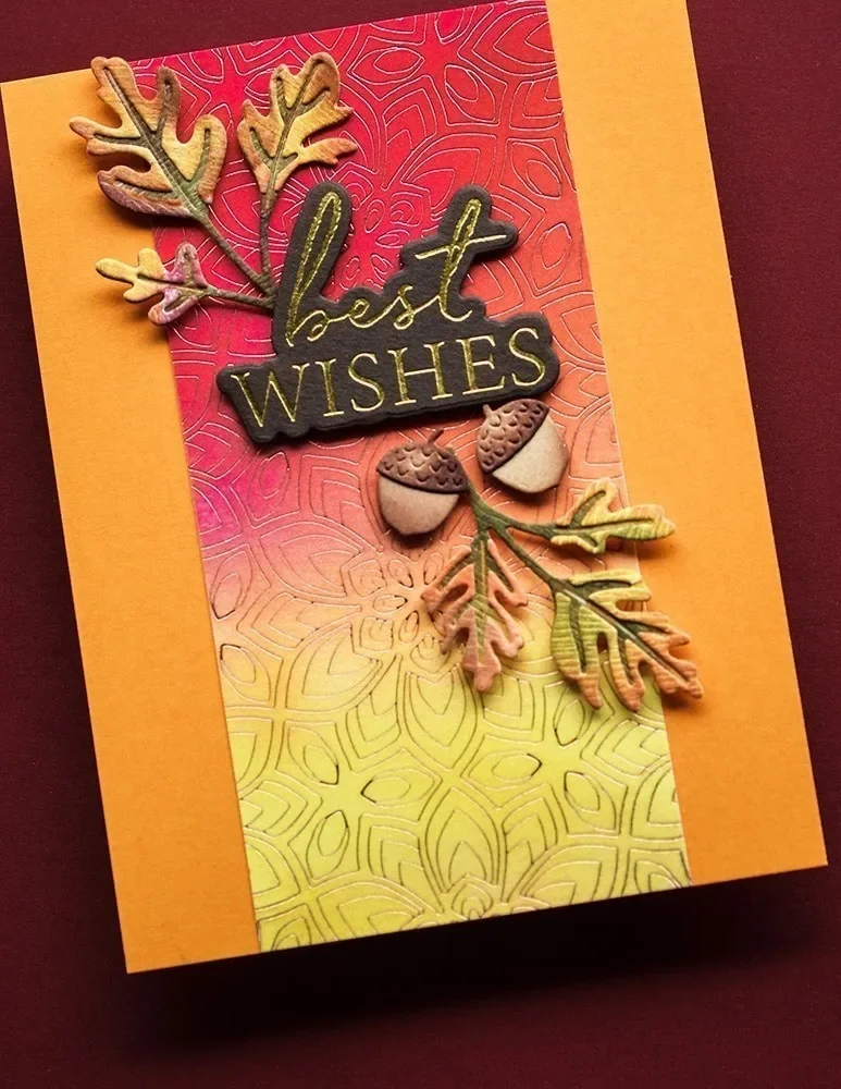 

New Moths Rosebud Arch Oak Leaves Letter Metal Cutting Dies Stencil Hot Foil For DIY Scrapbook Decoration Embossing Template