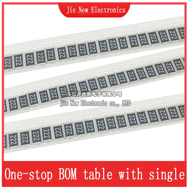 100PCS 2512 SMD 5% resistor  0R-10M 0.1R 0.22R 0.47R 1R 3.3R 10R 22R 100R 1K  10K 47K 82K 100K 220K 470K 750K 1M 4.7M 6.2M 9.1M