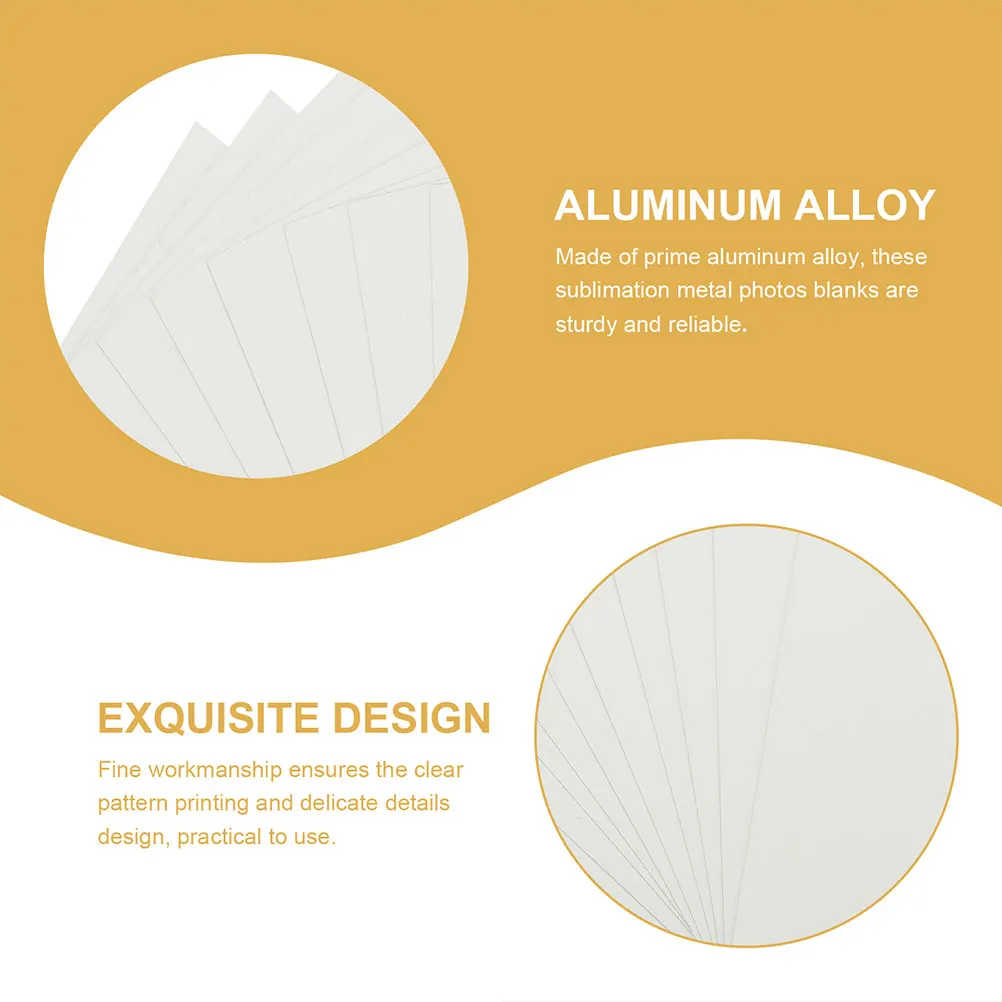 

12 Pcs Sublimation Picture Frame Paper Photo Board Aluminum Alloy Products