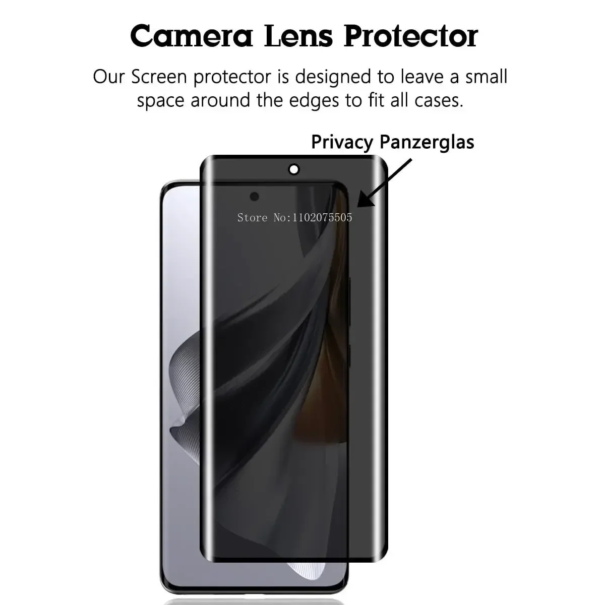 2PCS Privacy Screen Protector Tempered Glass for OnePlus 9 Pro 10 11 12 11R 12R  Tempered Glass ON OnePlus Ace 2 Pro
