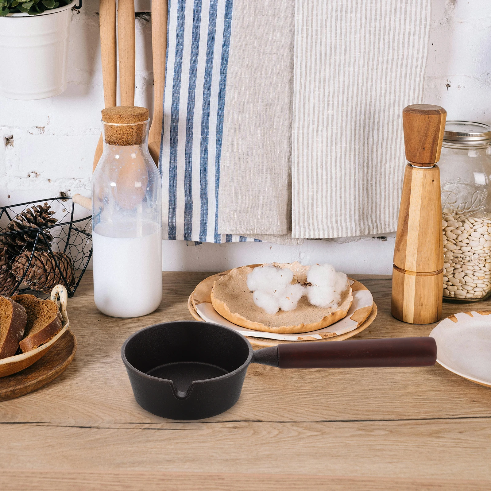 Aceite caliente, pequeños huevos para freír, freidora de hierro portátil, olla para derretir mantequilla de hierro fundido, pequeño huevo frito, Mini sartén para huevos pequeños