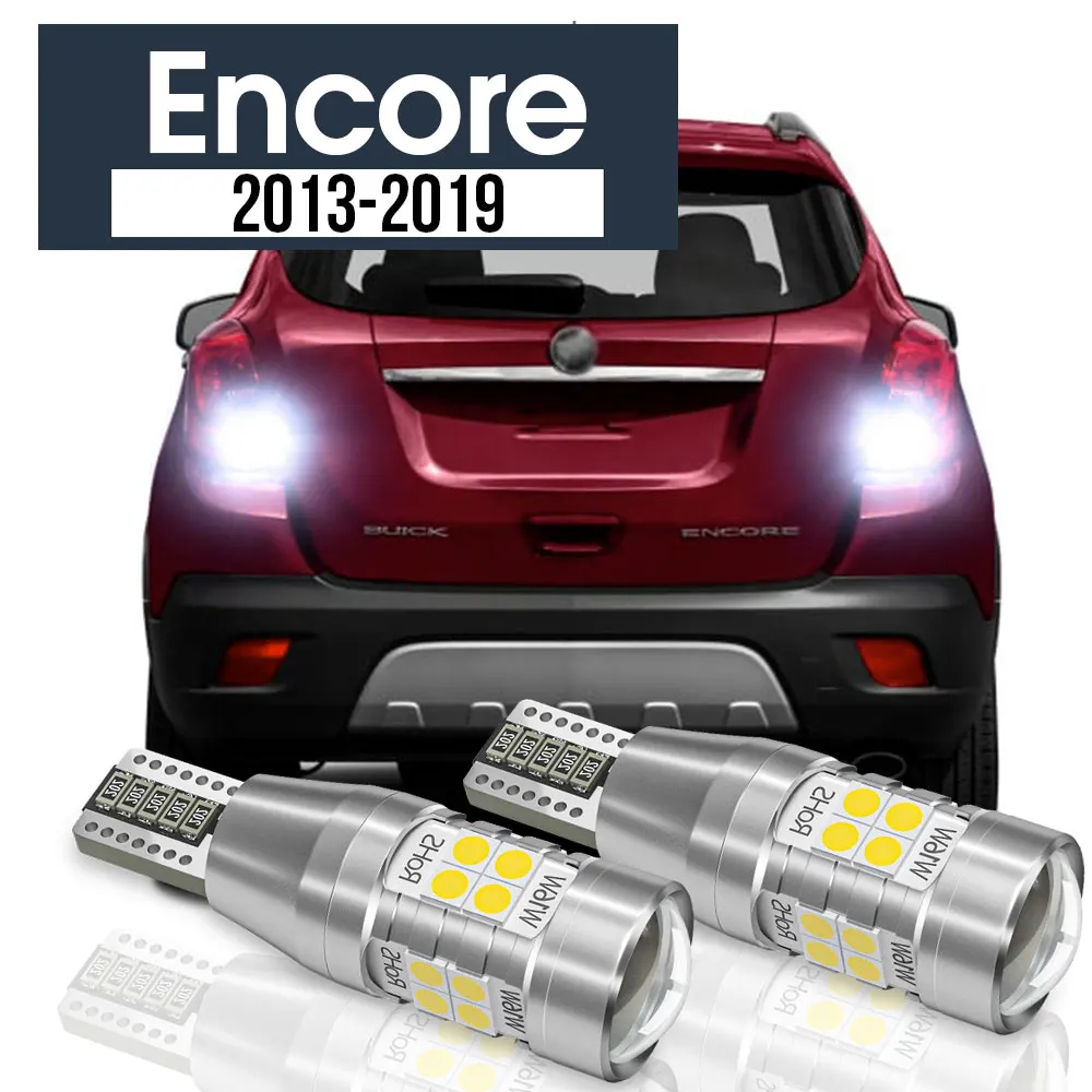 

2pcs LED Backup Light Reverse Lamp Canbus Accessories For Buick Encore 2013 2014 2015 2016 2017 2018 2019
