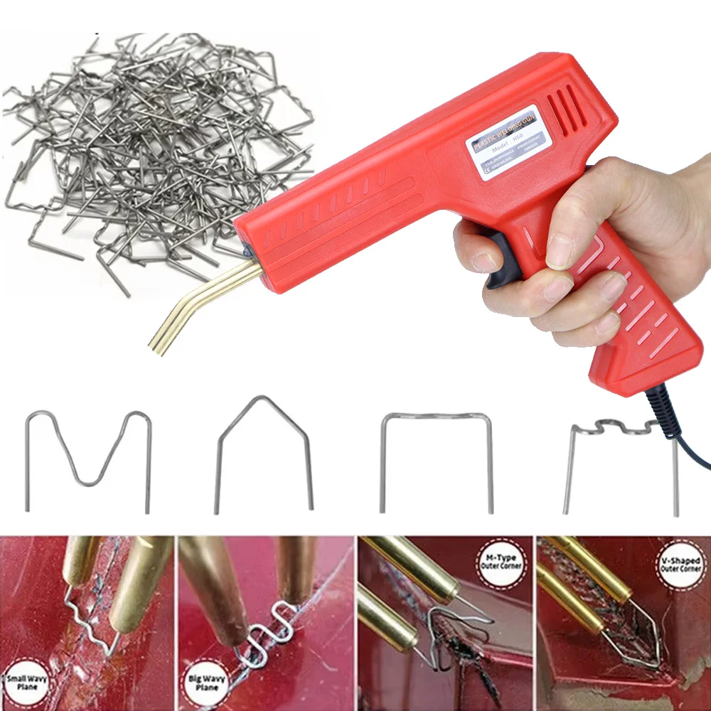 110v 220v Plastic Welding Machine Portable Electric Plastic Hot Stapler For Staple PVC Repairing Car Bumpers Repairing Tools