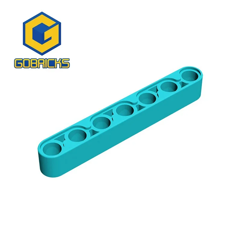 Gobricks 1 Uds. MOC Technic Beam 1x7 ladrillos gruesos compatibles con modelo 32524 16615 piezas de bloques de construcción juguetes de montaje para niños