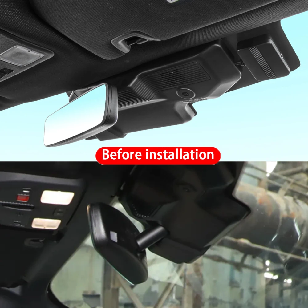 for Ford Mustang 7 S650 2024 2025 2026 7th Gen 4K Front Rear Camera Dash Cam Wifi Plug and Play Video Recorde Loop Recording
