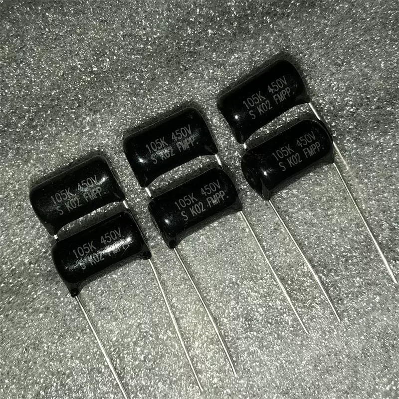 

10-100 шт. черный 1 мкФ 450 В SF05 FMPP небольшой объем желчного пузыря машина связанный конденсатор лихорадки из США
