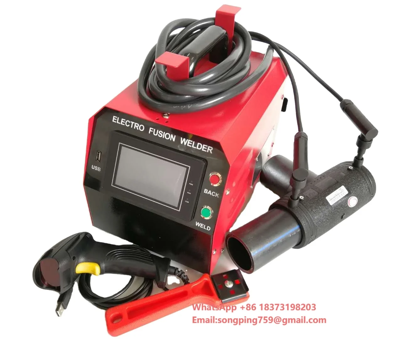 

Hotool Electro fusion Welding Machine 20mm-400mm HDPE Electrofusion Machine Pipe Fittings Welder