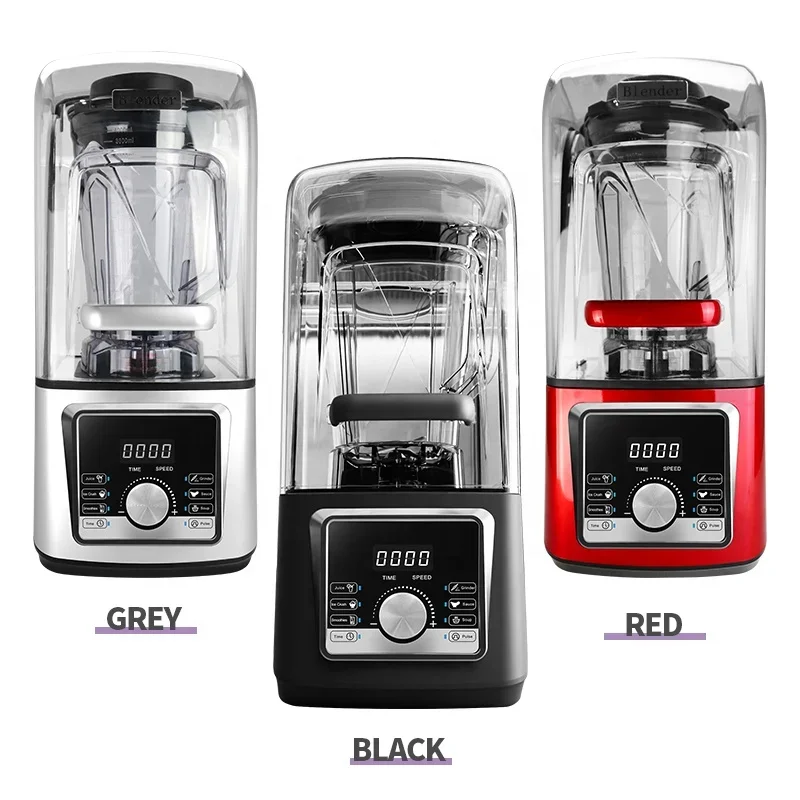 4L 5L licuadora industrial mixeur smoothie blender machine multi functional soundproof juice blender liquidificador