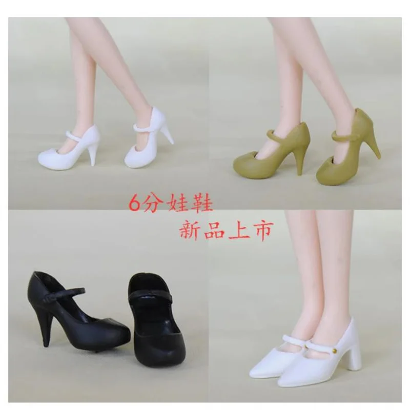 1 Pair Blyth Licca Shoes Doll 1/6 High-heeled Flats Doll Shoes for Icy Blyth, Azone Dolls Accessories