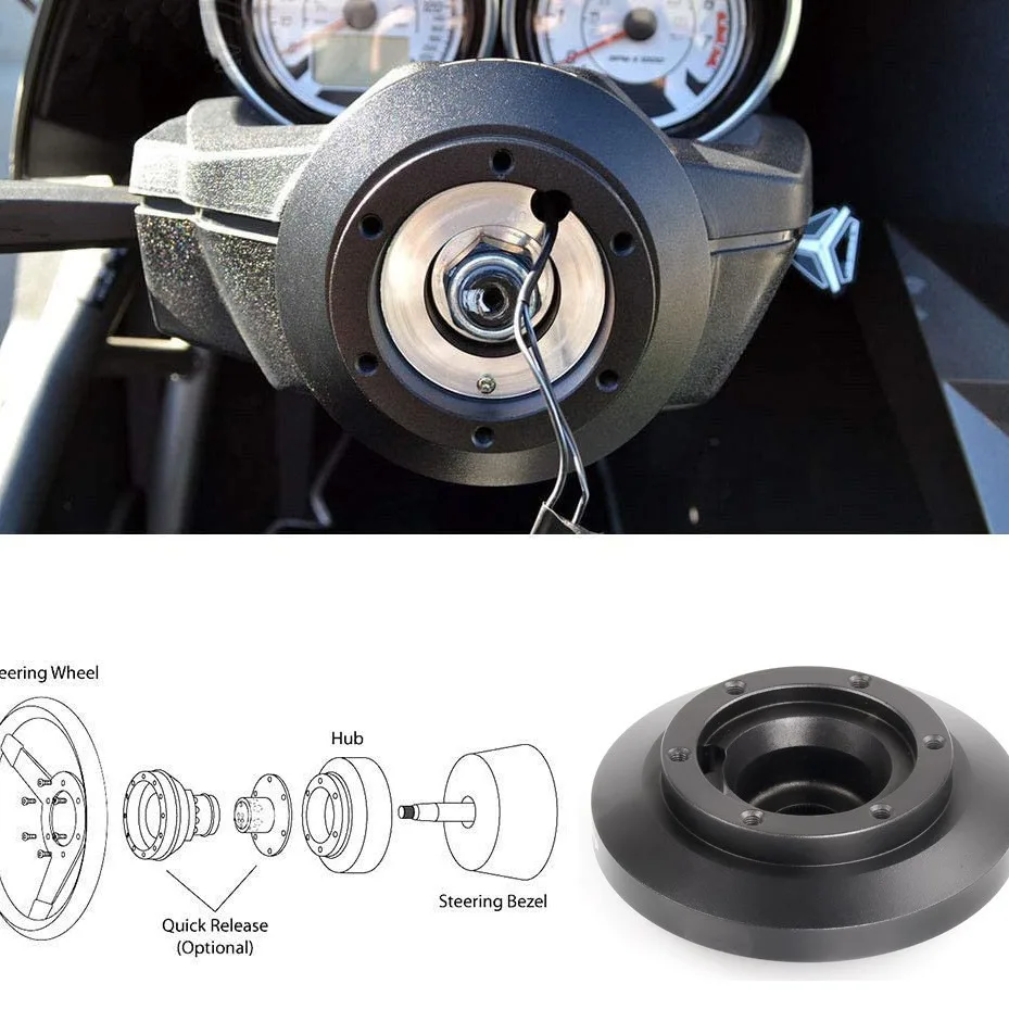 Steering Wheel Short Boss Hub Adapter Kit  For BMW E46 323i 325 328i M3 1999-2005